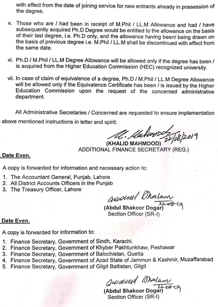 how to apply for m phil allowance in education department
